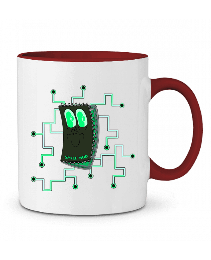 Mug bicolore SMILE MOD Santiaguen
