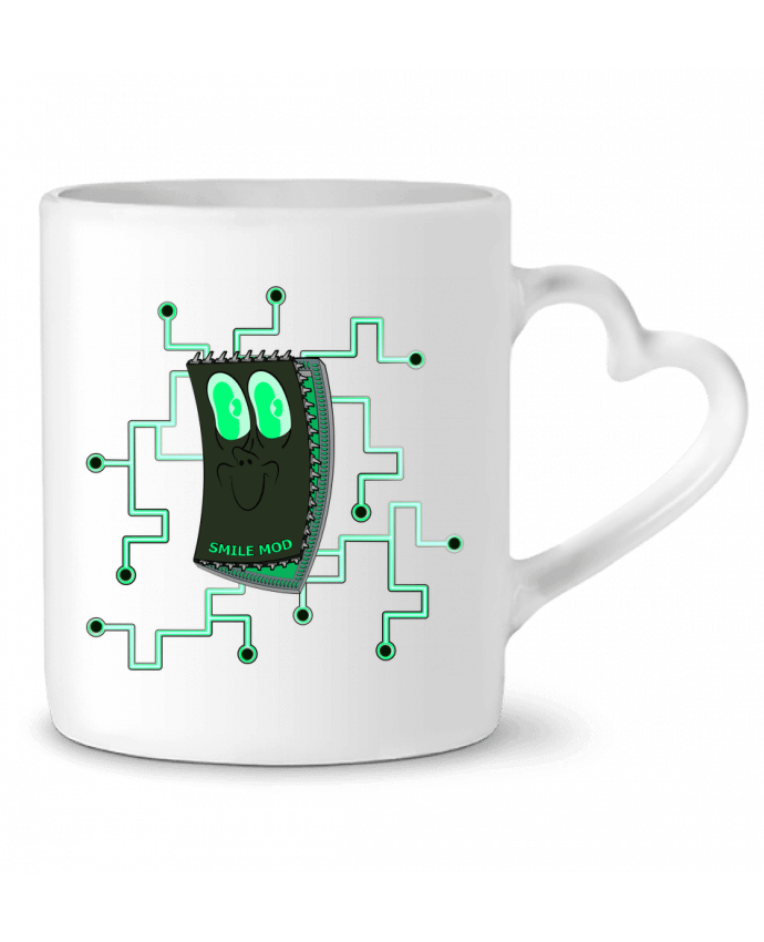 Mug coeur SMILE MOD par Santiaguen