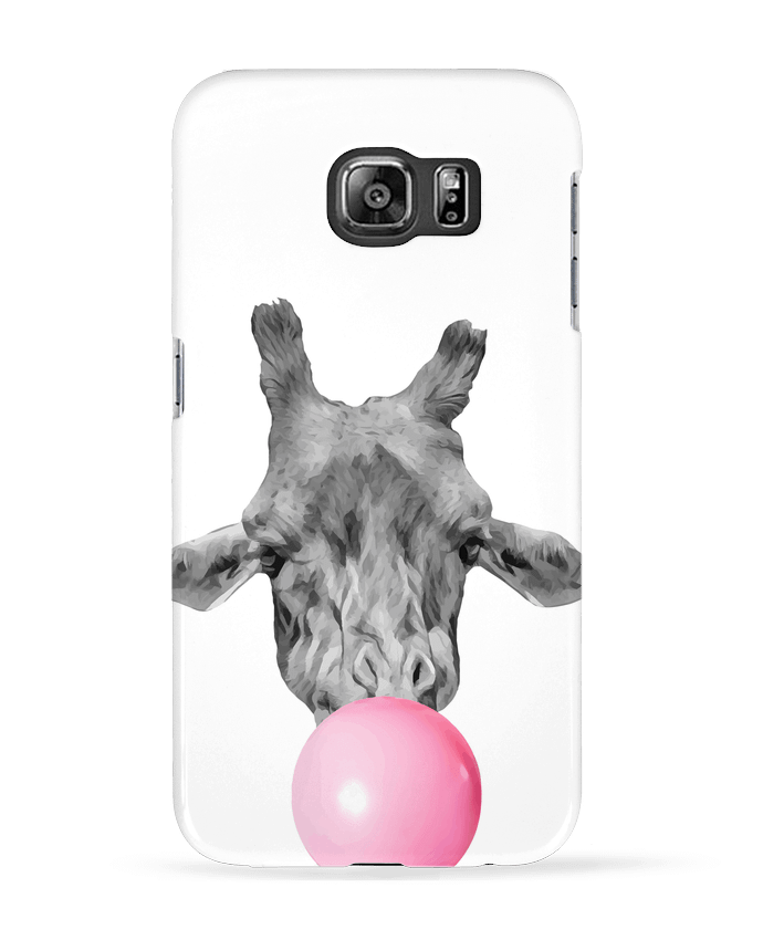 Case 3D Samsung Galaxy S6 Girafe bulle - justsayin