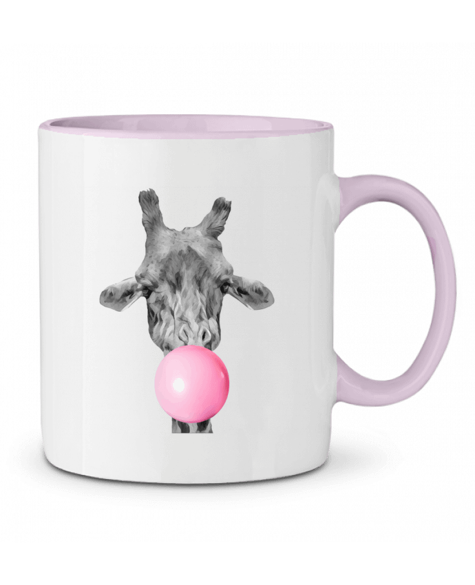 Two-tone Ceramic Mug Girafe bulle justsayin