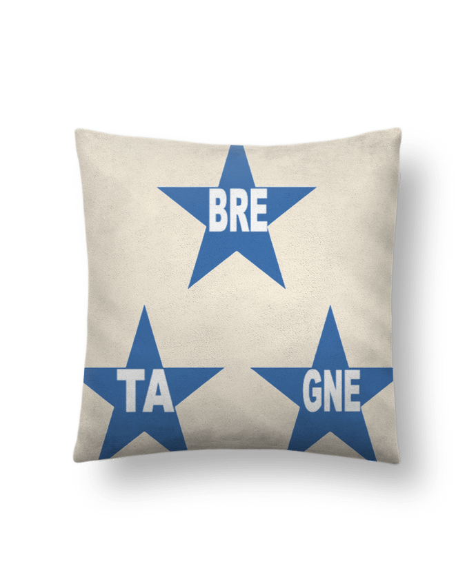 Coussin suédine ETOILES  BRETAGNE par FIRST  STAR