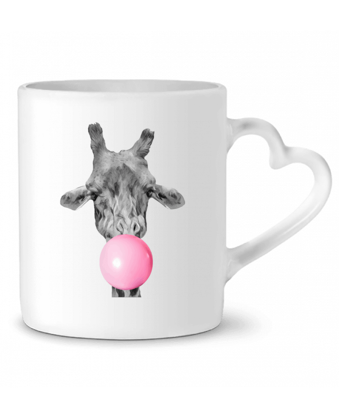 Taza Corazón Girafe bulle por justsayin