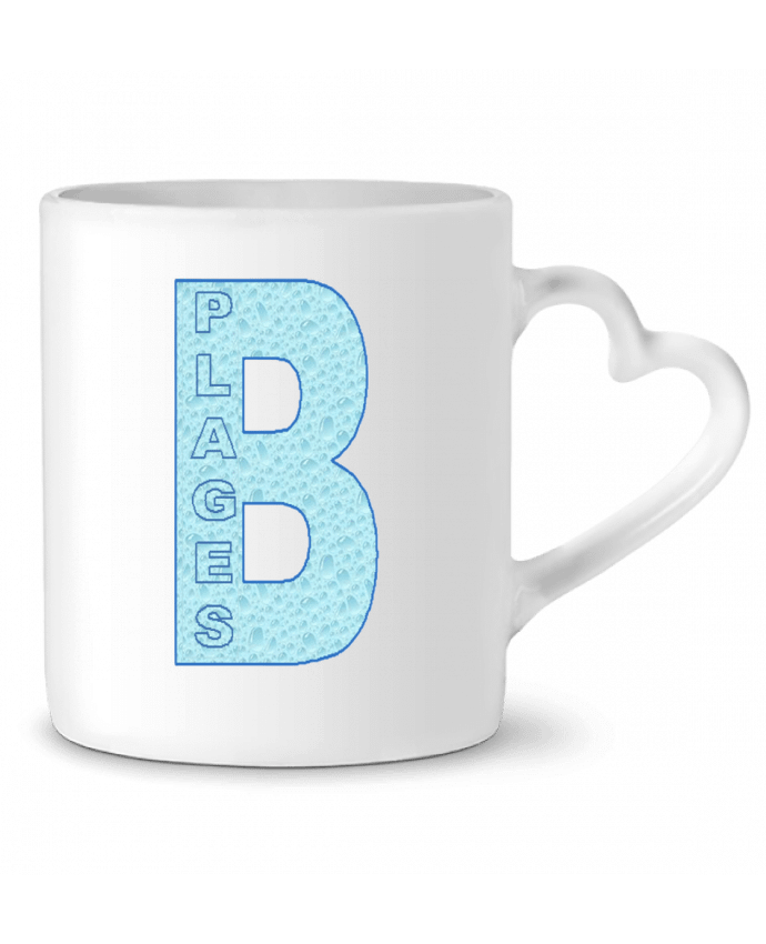 Mug coeur PLAGES  BRETAGNE par FIRST  STAR