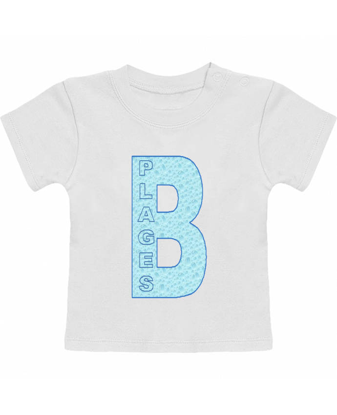 T-shirt bébé PLAGES  BRETAGNE manches courtes du designer FIRST  STAR