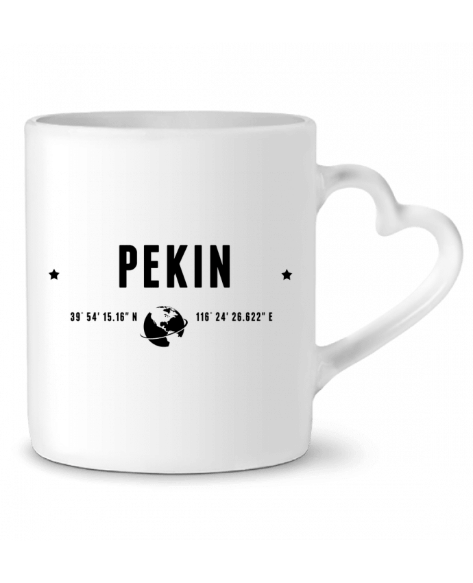 Mug coeur Pékin par Les Caprices de Filles