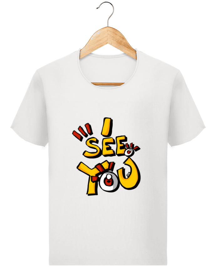  T-shirt Homme vintage I see you par Geia