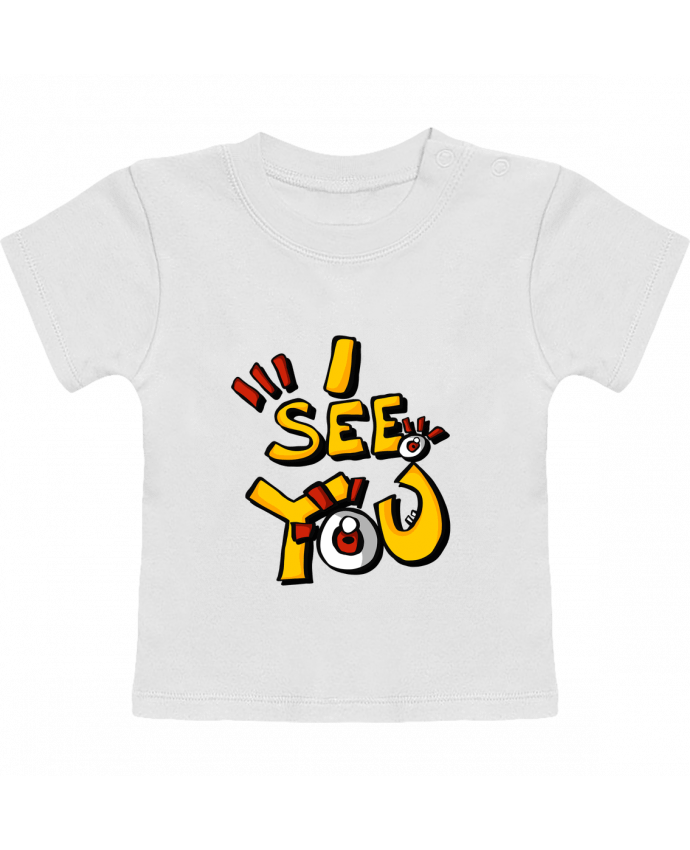 T-shirt bébé I see you manches courtes du designer Geia