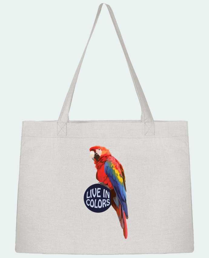 Shopping tote bag Stanley Stella Perroquet - Live in colors by justsayin