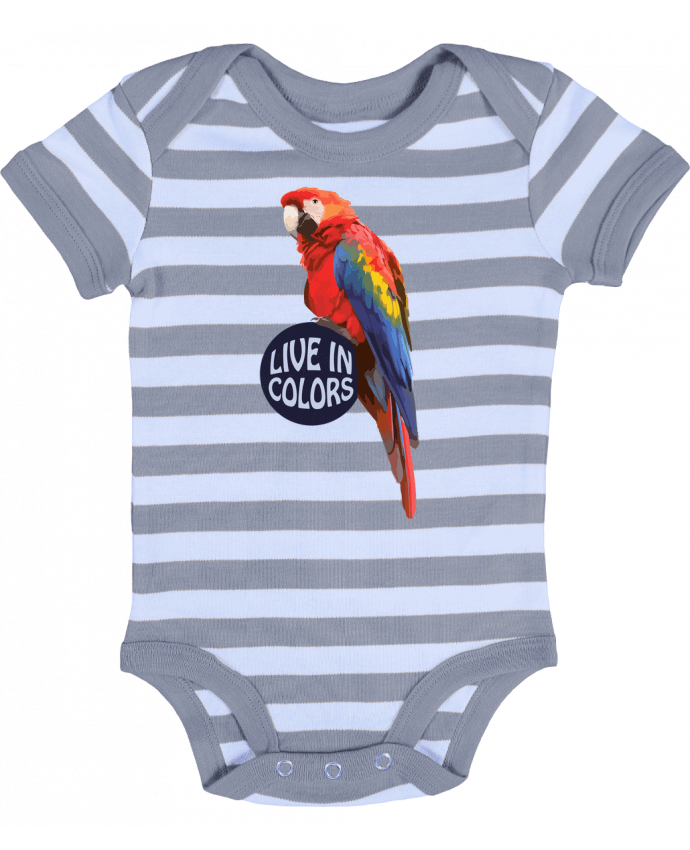 Baby Body striped Perroquet - Live in colors - justsayin
