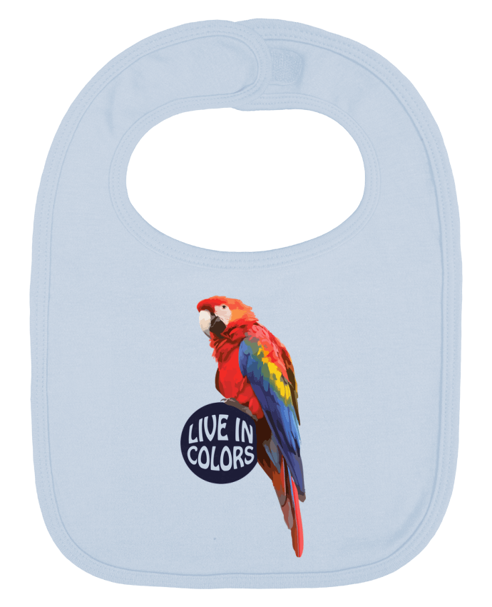 Babero Liso y Contrastado Perroquet - Live in colors por justsayin
