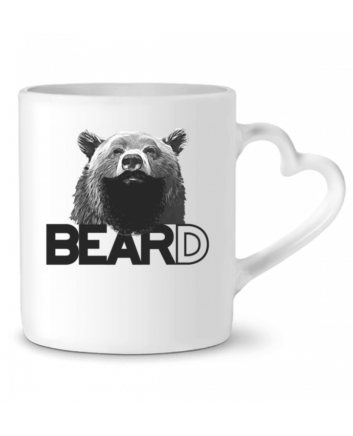 Mug coeur Ours barbu - BearD par justsayin