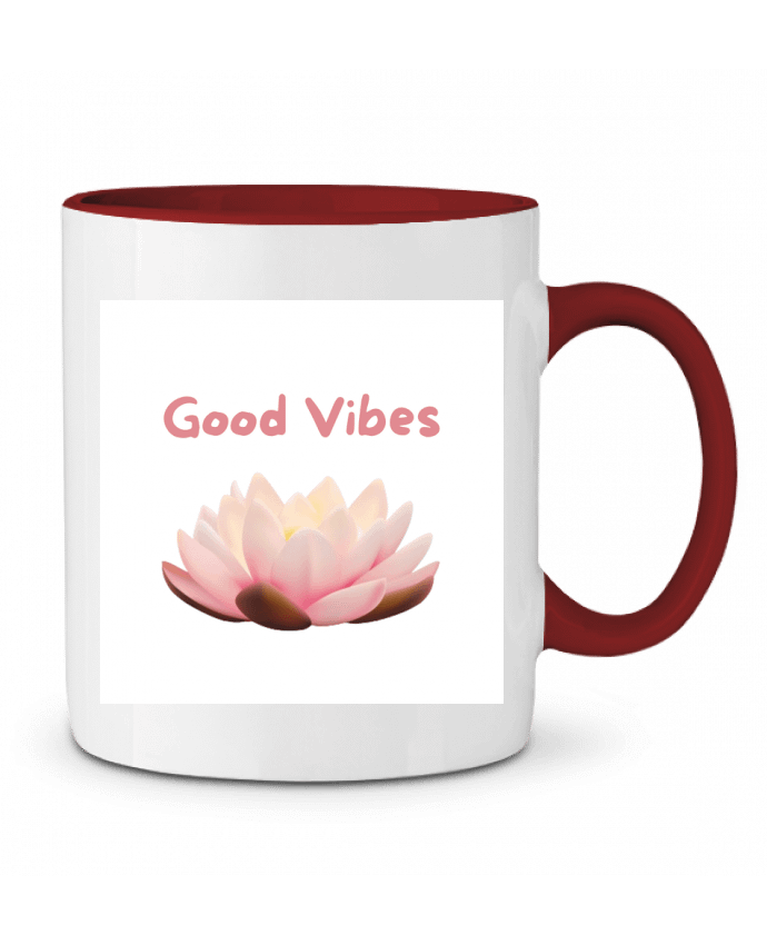 Mug bicolore lotus Inspirations Infinies