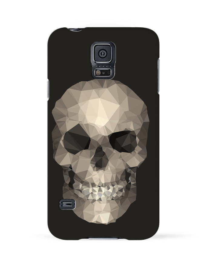 Case 3D Samsung Galaxy S5 Polygons skull by justsayin