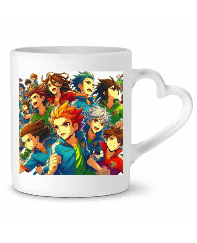 Mug coeur Fundas de inazuma eleven par Gala