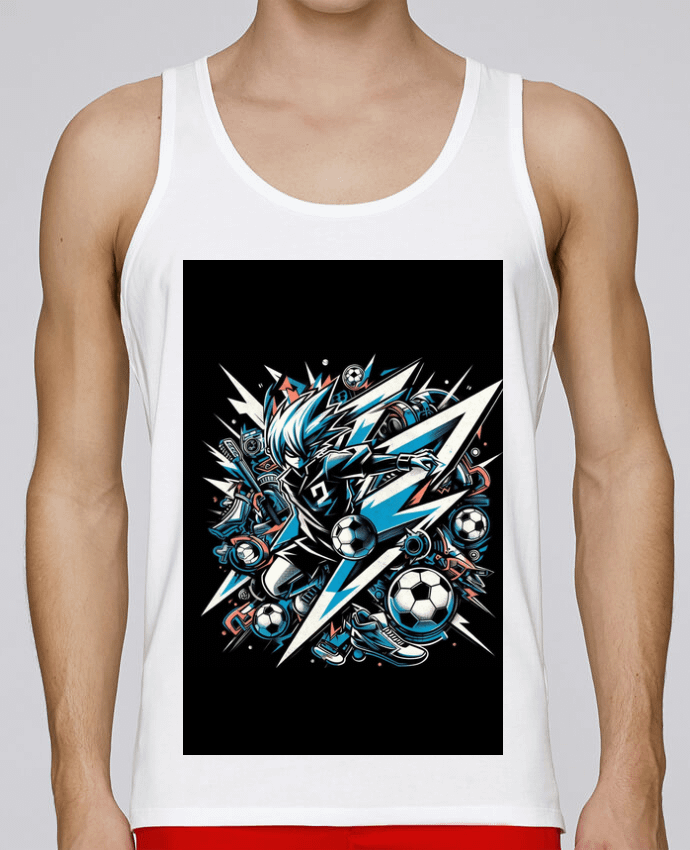 Débardeur homme futbol art par Gala 100% coton bio