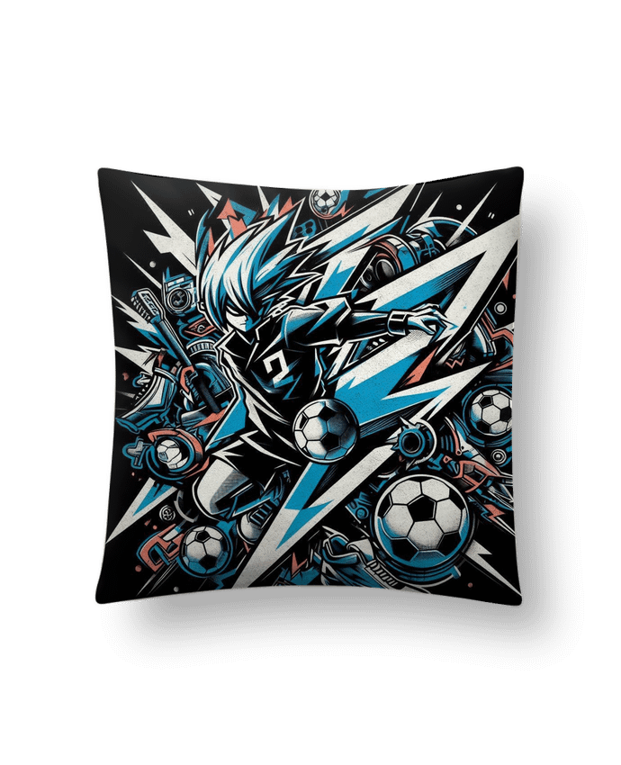 Coussin suédine futbol art par Gala