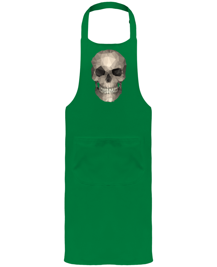 Tablier avec poches Polygons skull par justsayin