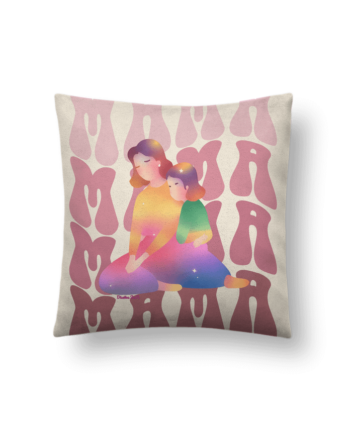 Coussin suédine MAMÁ par Diseños jeen