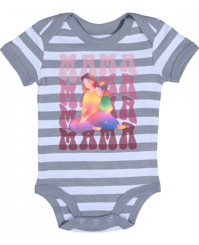 Body Bébé Rayé MAMÁ - Diseños jeen