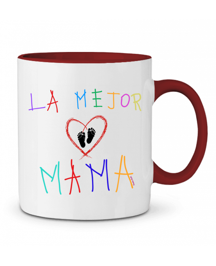 Mug bicolore La mejor MAMA Diseños jeen