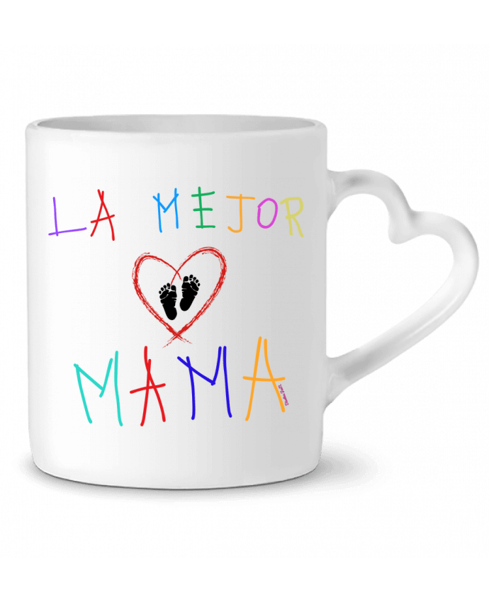 Mug coeur La mejor MAMA par Diseños jeen