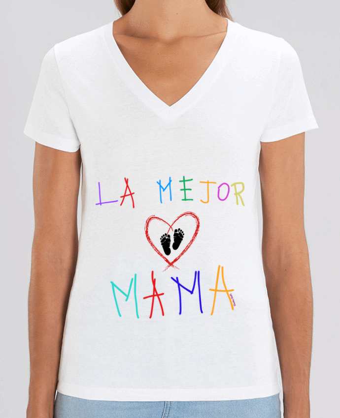 Tee-shirt femme La mejor MAMA Par  Diseños jeen