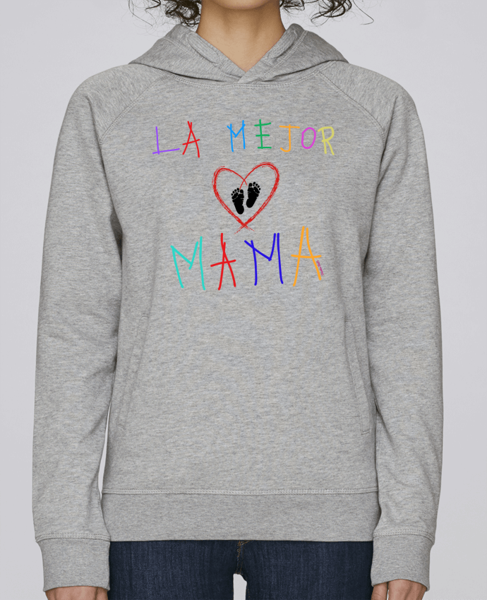 Sweat capuche femme La mejor MAMA par Diseños jeen