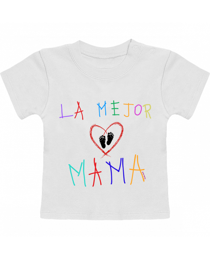 T-shirt bébé La mejor MAMA manches courtes du designer Diseños jeen