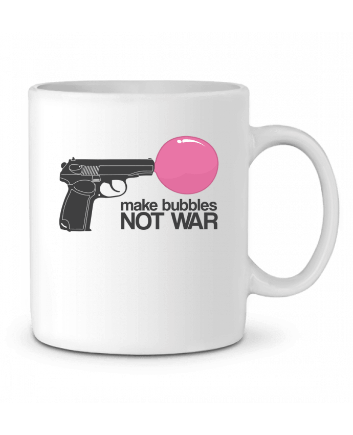 Mug  Make bubbles NOT WAR par justsayin