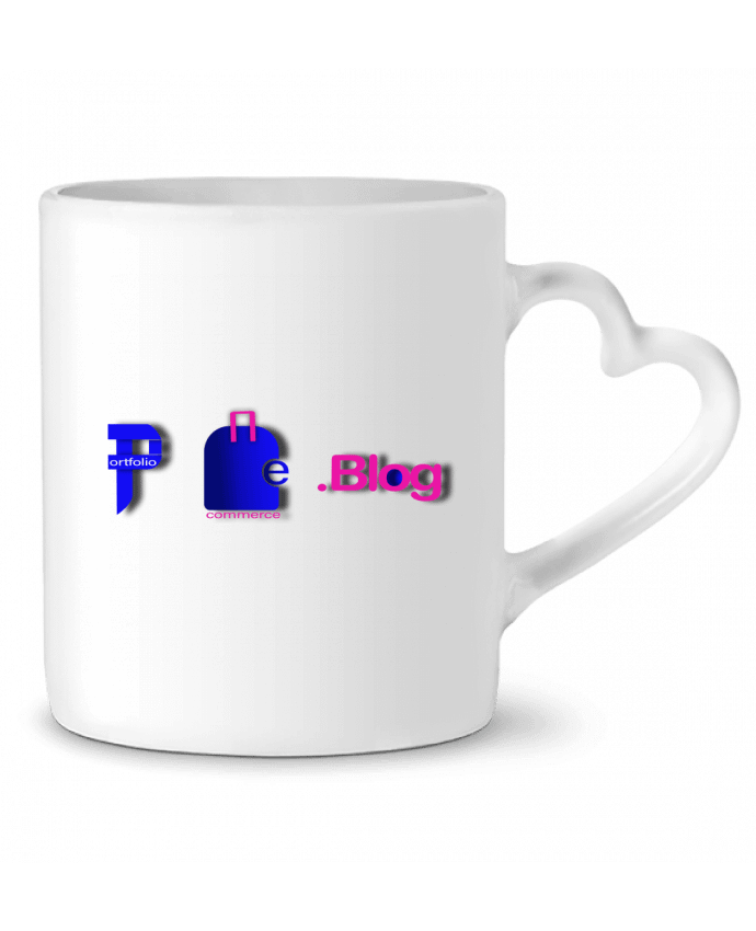 Mug coeur Gd par Gd