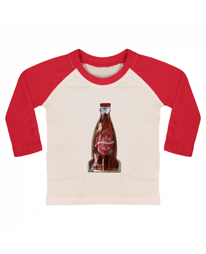 Tee-shirt Bébé Baseball ML Nuka Cola par Kpoot