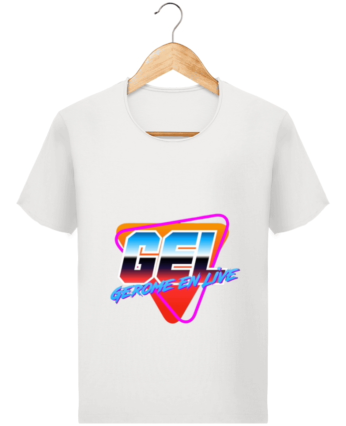  T-shirt Homme vintage Logo GEL classic par Gerome En Live