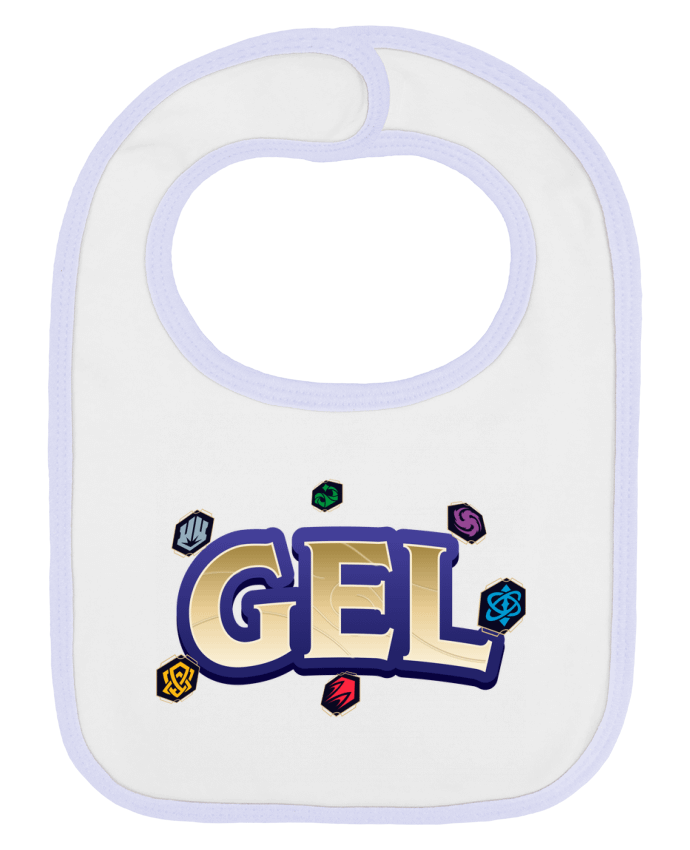 Bavoir bébé uni GEL En Lorcana par Gerome En Live