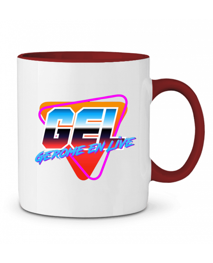 Mug bicolore Logo GEL classic Gerome En Live