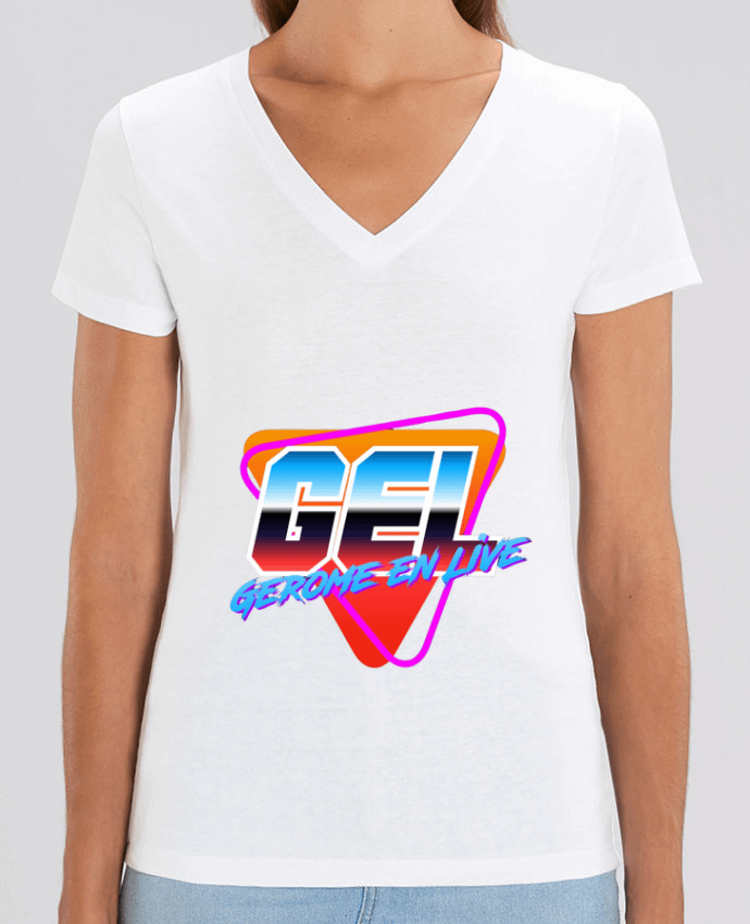 Tee-shirt femme Logo GEL classic Par  Gerome En Live