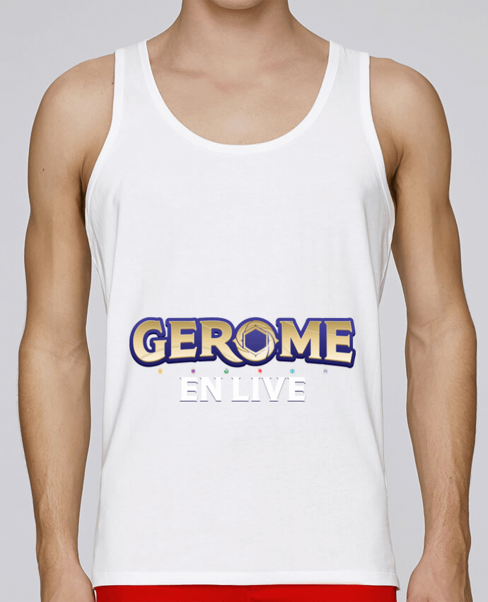 Débardeur homme Gerome En Lorcana par Gerome En Live 100% coton bio