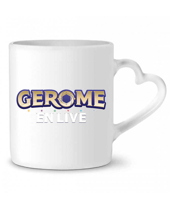 Mug coeur Gerome En Lorcana par Gerome En Live