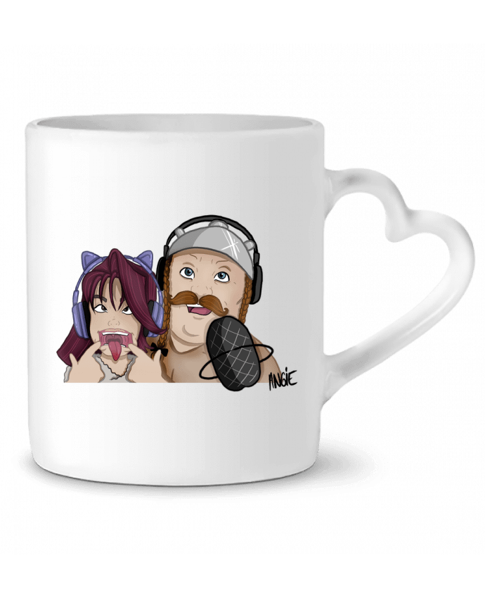 Mug coeur Les Bouilles En Live par Gerome En Live