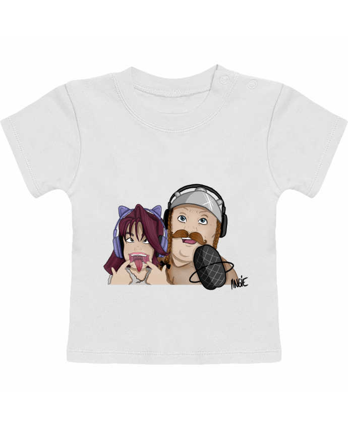 T-shirt bébé Les Bouilles En Live manches courtes du designer Gerome En Live