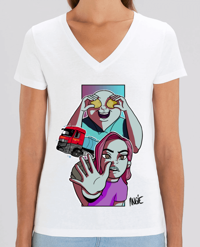 Tee-shirt femme Les Bouilles Fockedey Par  Gerome En Live