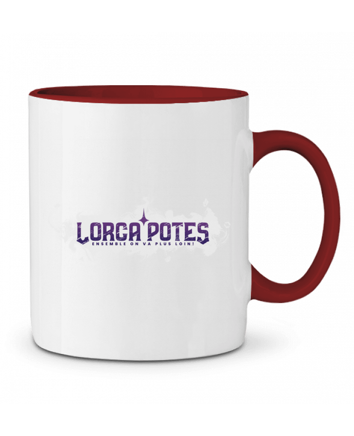 Mug bicolore Logo Lorca'Potes Gerome En Live