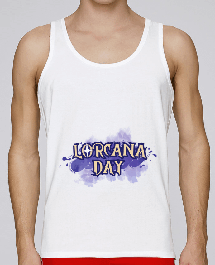 Débardeur homme Logo Lorcana Day par Gerome En Live 100% coton bio