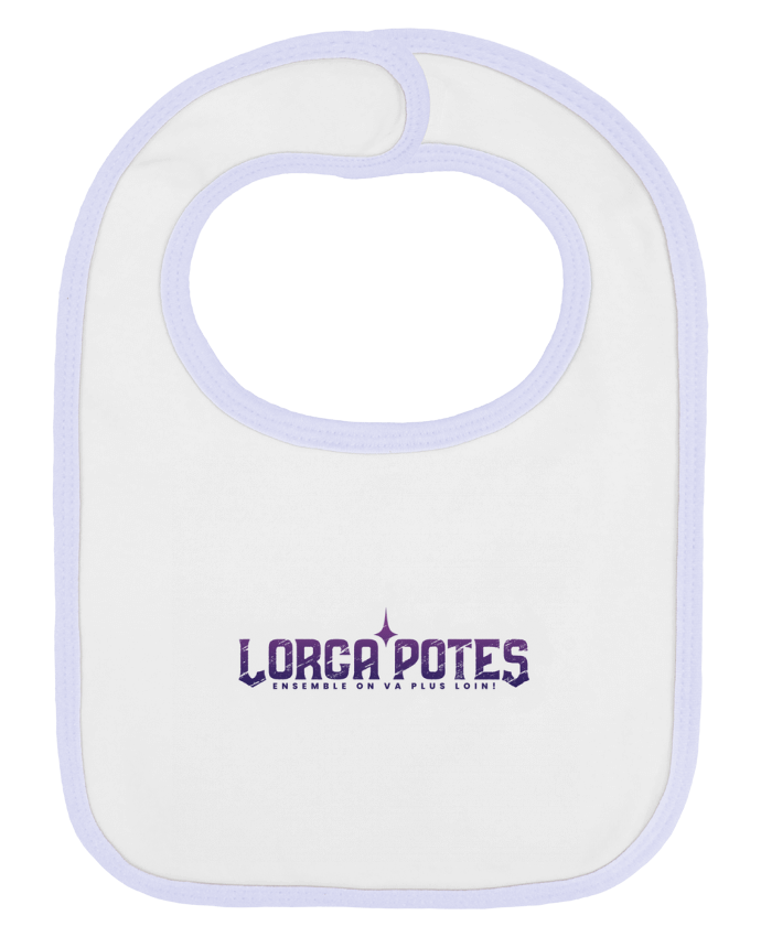 Bavoir bébé uni Logo Lorca'Potes par Gerome En Live