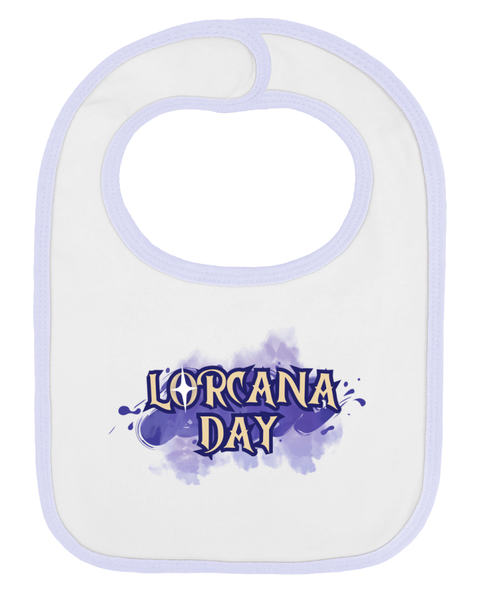 Bavoir bébé uni Logo Lorcana Day par Gerome En Live