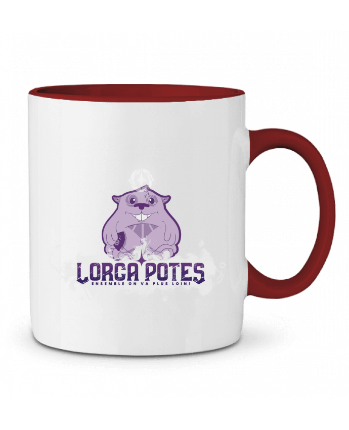 Mug bicolore Lorca'Potes avec Popote Gerome En Live