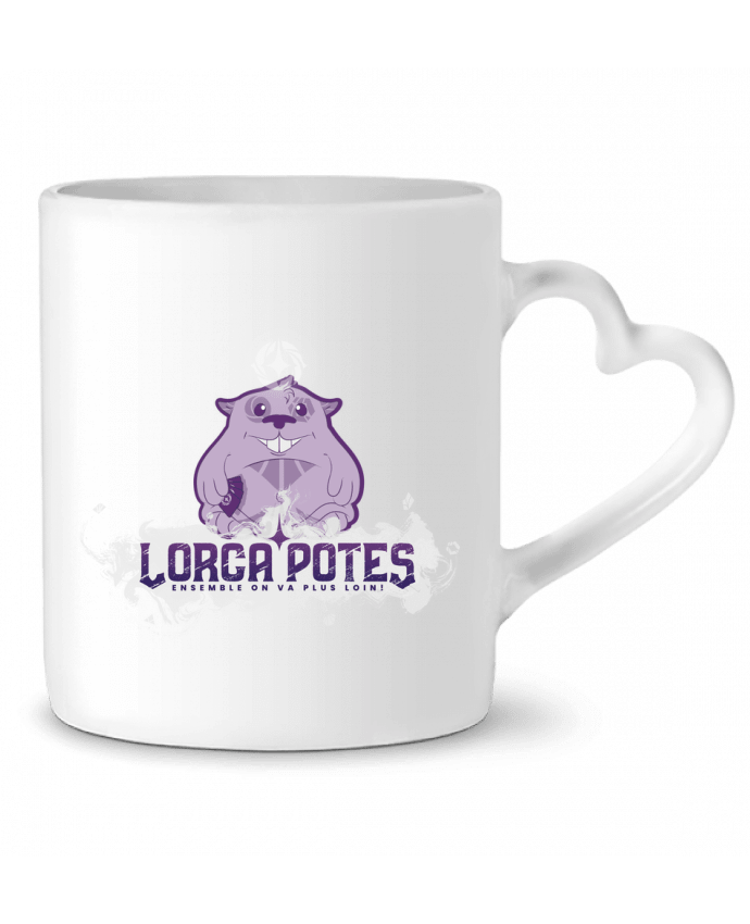 Mug coeur Lorca'Potes avec Popote par Gerome En Live