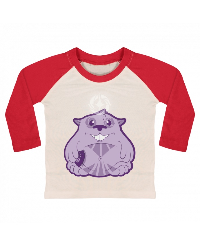 Tee-shirt Bébé Baseball ML Popote Enchanté par Gerome En Live