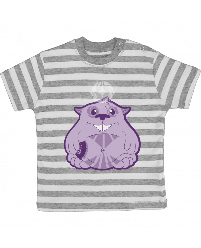 Tee-shirt bébé à rayures Popote Enchanté par Gerome En Live