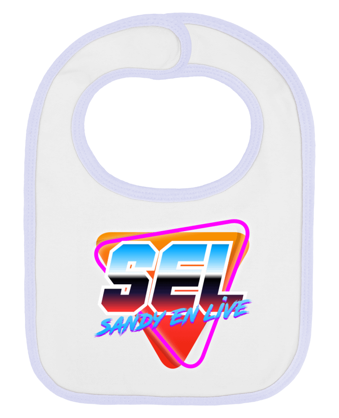 Bavoir bébé uni Sandy En Live par Gerome En Live