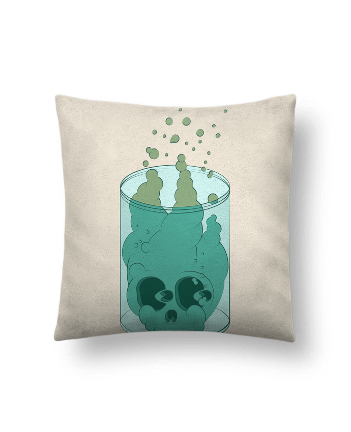Coussin suédine THE SMOKE par Santiaguen
